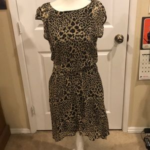 Socialite animal print dress